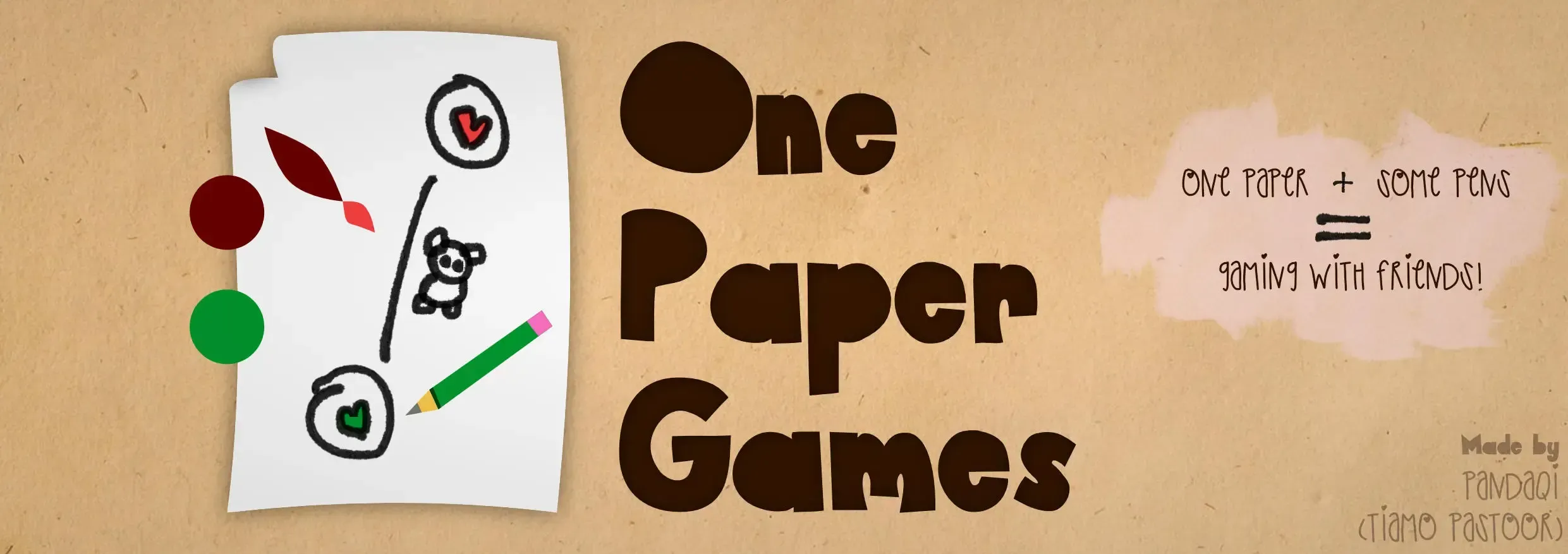 Onepapergames header