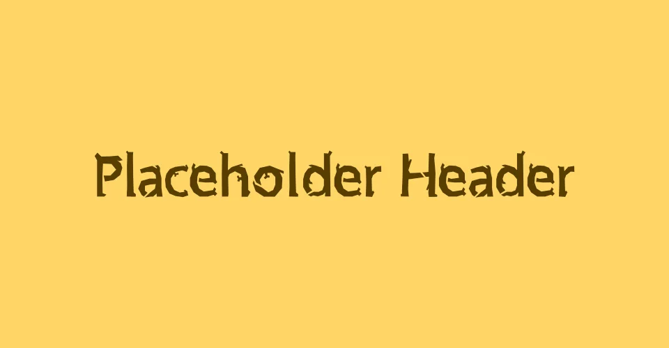 Placeholder header